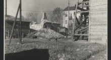 Stacja Błonie - budynek mieszkalny, 29 październik 1945 r.
Arch...